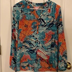 Lilly Pulitzer Elsa Silk Top